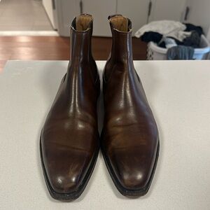 Crockett & Jones Lingfield Brown Leather boots